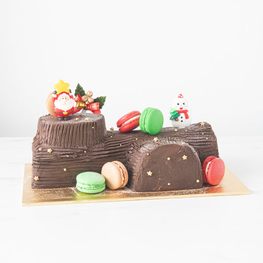 Ho ho ho! | Merry Christmas | Blissful Christmas Log Cake 1kg | $65.80 Nett