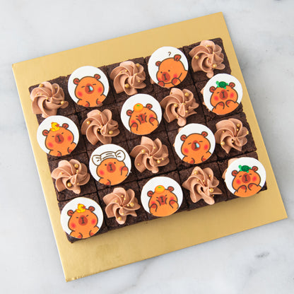 20pcs Capybara Brownie Dessert Box | $51.80 Nett