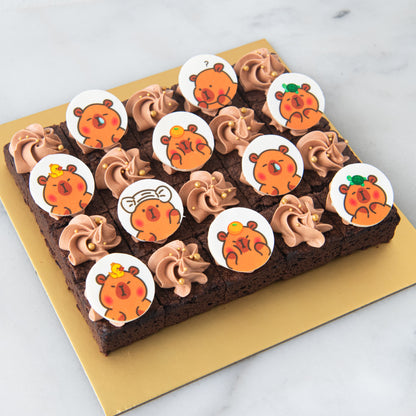 Black Friday Sales! S$45.80 (1st 100 only) | 20pcs Capybara Brownie Dessert Box | $51.80 Nett