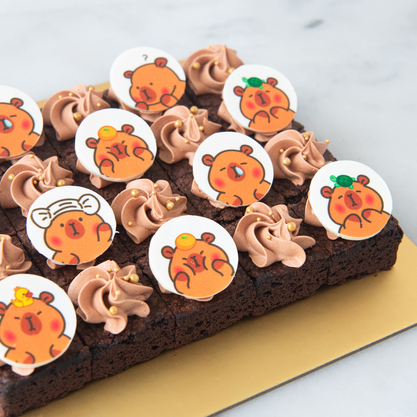 20pcs Capybara Brownie Dessert Box | $51.80 Nett