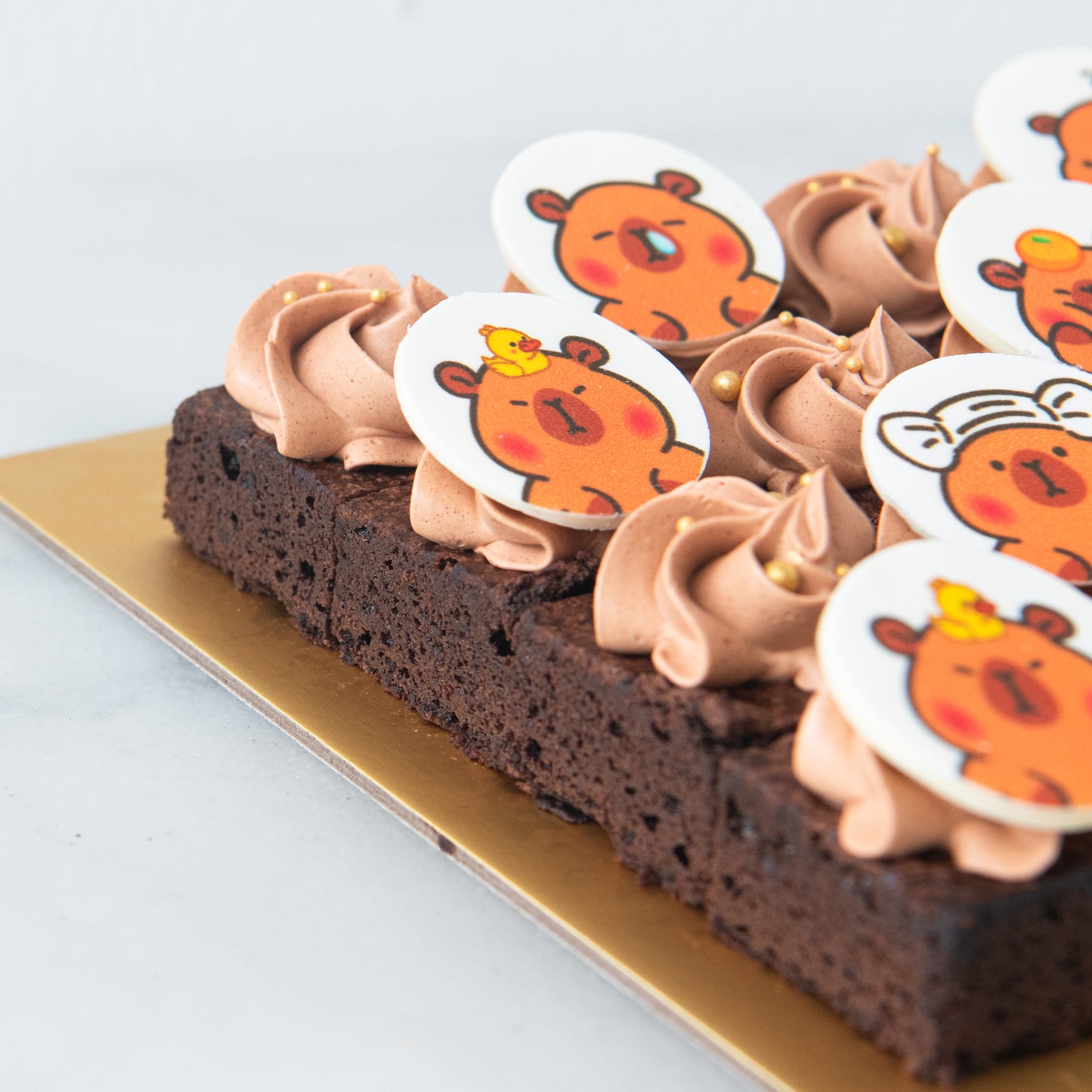 20pcs Capybara Brownie Dessert Box | $51.80 Nett