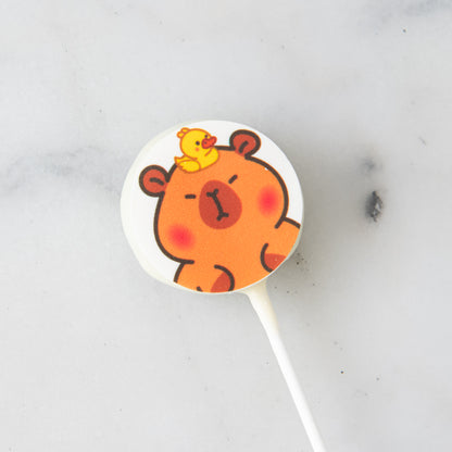 Capybara 2pcs Assorted Cake Pops In Gift Box