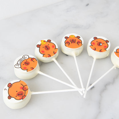 Capybara 6pcs Cake Pops In Gift Box | $29.90 Nett