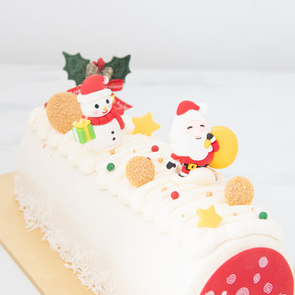 Ho ho ho! | Merry Christmas | A Holiday Celebration Apple Log Cake 1kg | $65.80 Nett
