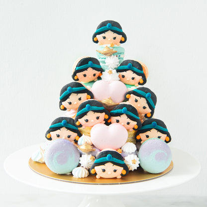 Disney Tsum Tsum Princess Jasmine Macaron Tower | $168 Nett