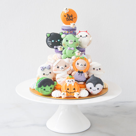 Happy Halloween | Creepy Confections Macaron Tower | $158 Nett