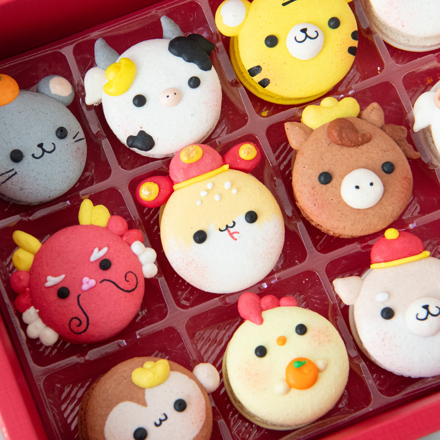 Happy New Year! | 12in1 Zodiac's Macaron in Gift Box | $61.80 Nett