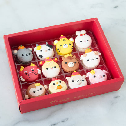 Happy New Year! | 12in1 Zodiac's Macaron in Gift Box | $61.80 Nett