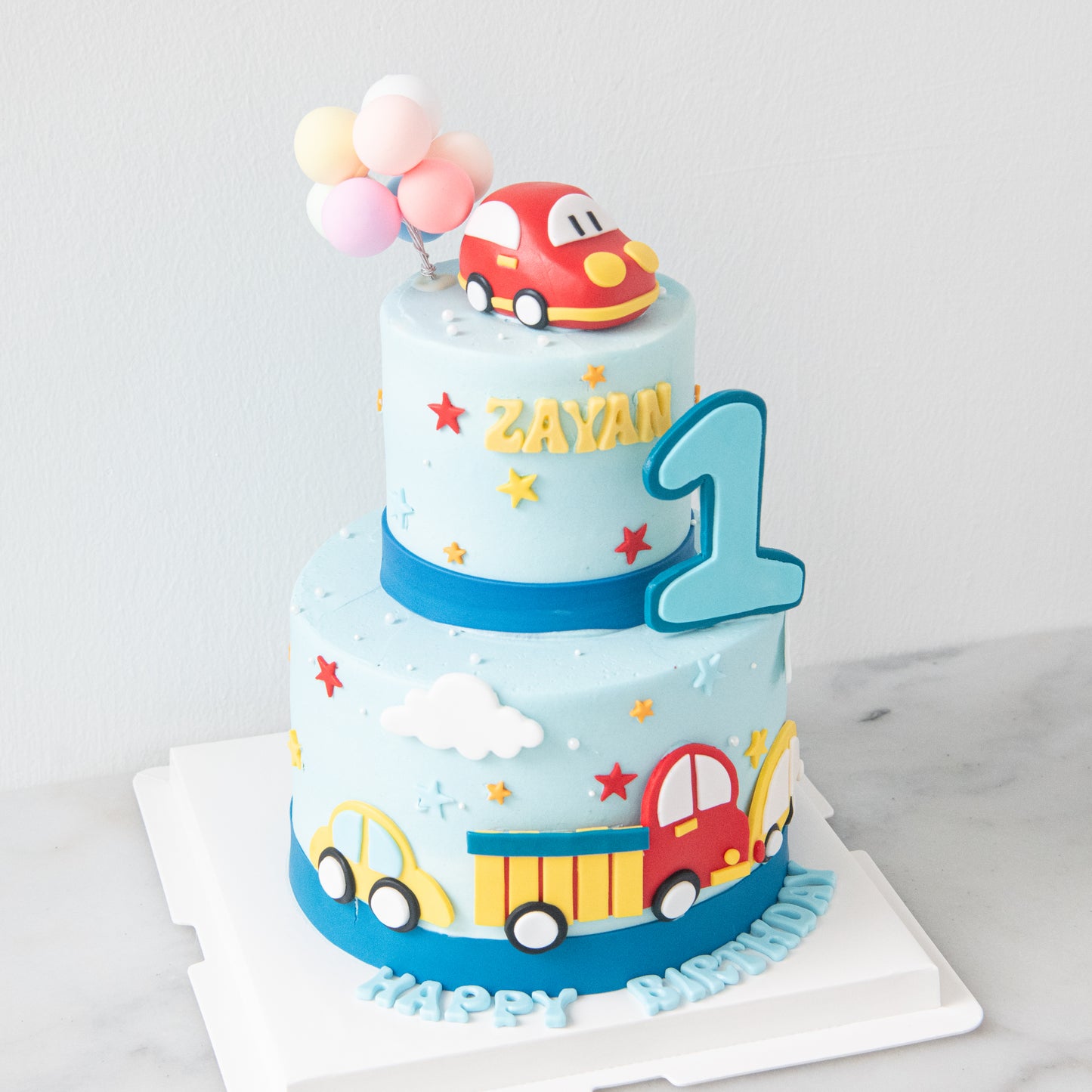 Customized Cake - Red Toy Car