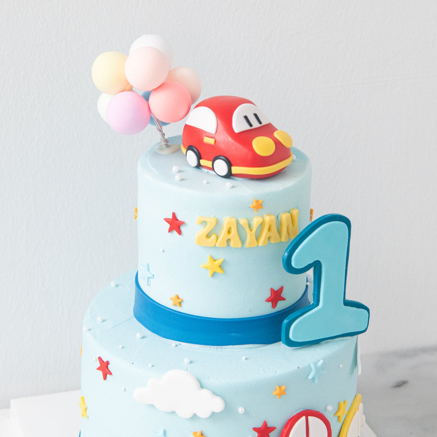 Customized Cake - Red Toy Car