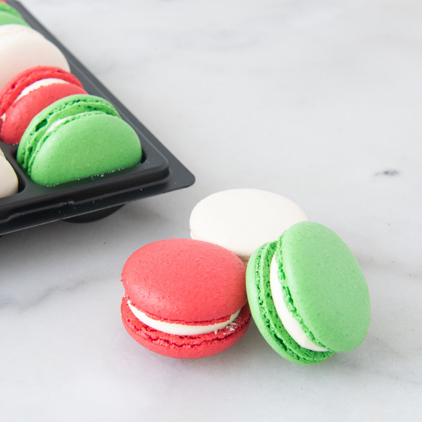 Ho Ho Ho! Merry Christmas | 20pcs Holiday Cheer Macarons | $53.80 Nett