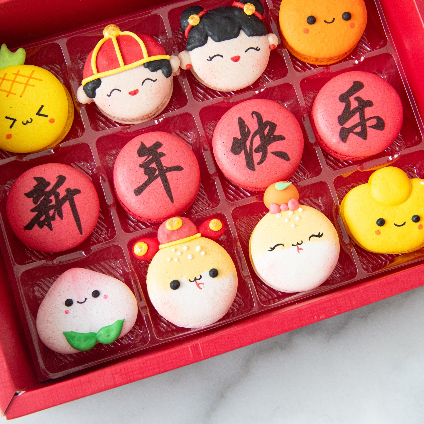 Happy New Year! | 12in1 Fortune Macaron in Gift Box | $48.80 Nett