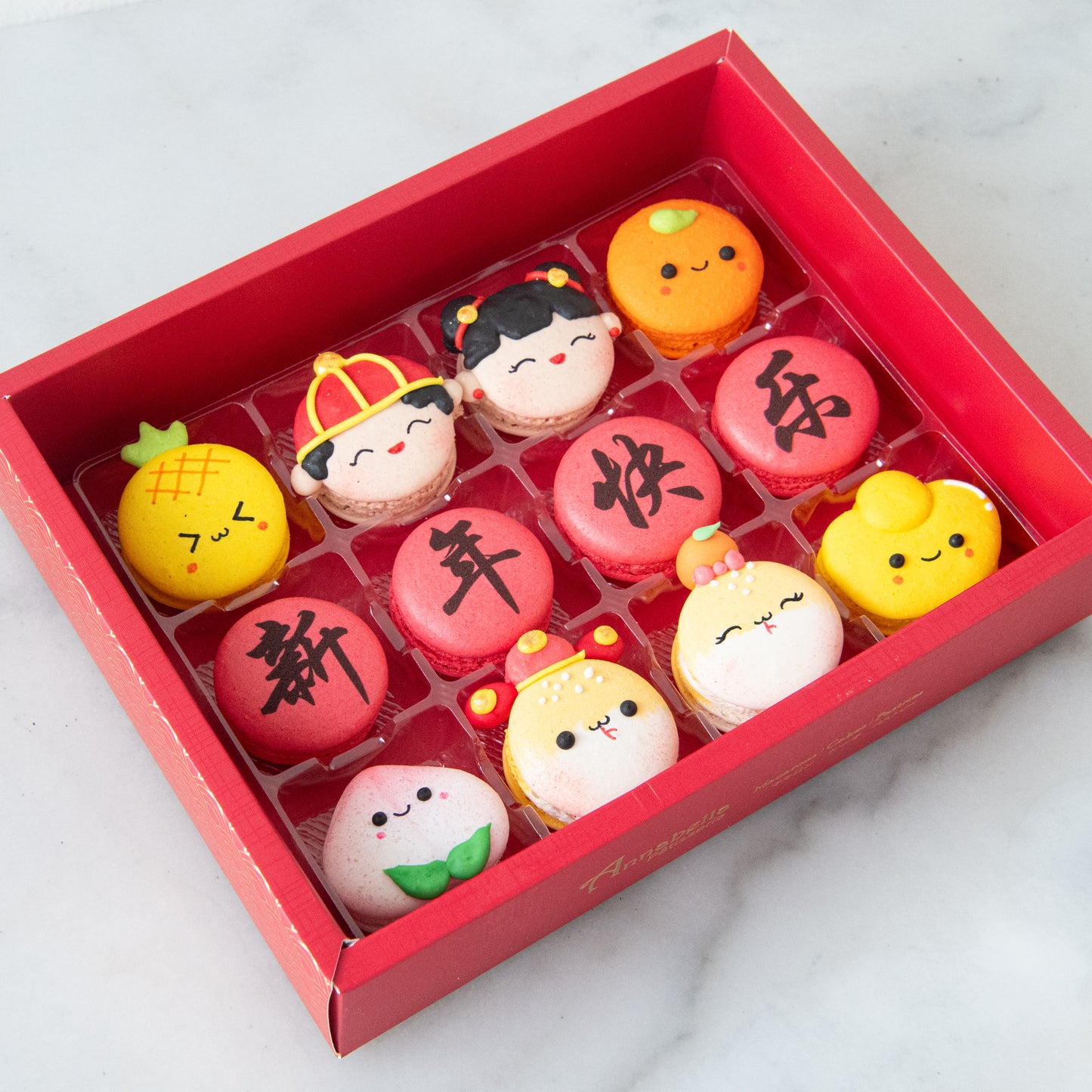 Happy New Year! | 12in1 Fortune Macaron in Gift Box | $48.80 Nett