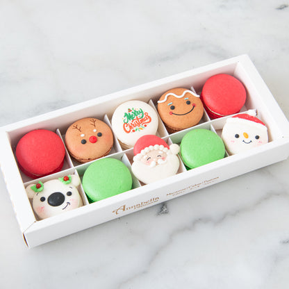 Ho ho ho! Merry Christmas | 10in1 Jolly Holiday Macarons | $39.90 Nett