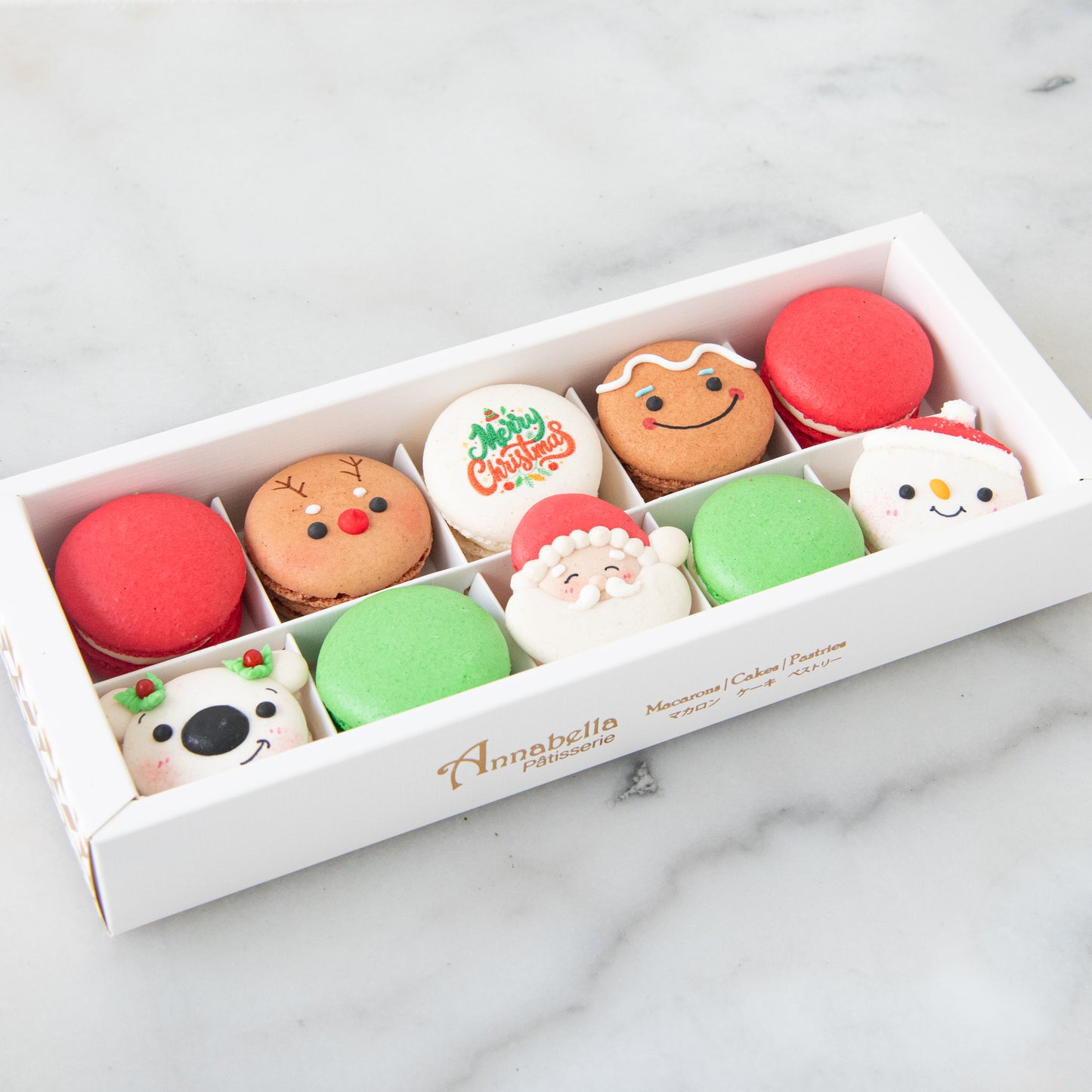 Ho ho ho! Merry Christmas | 10in1 Jolly Holiday Macarons | $39.90 Nett