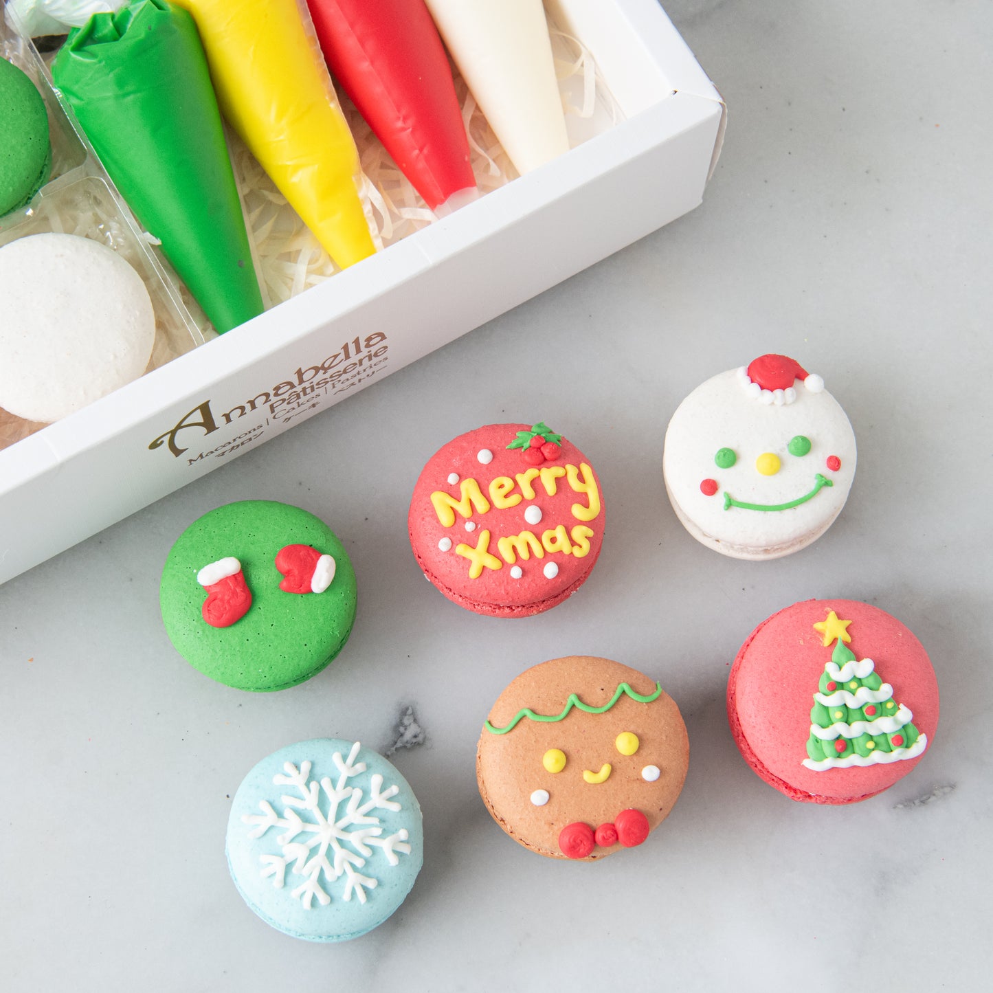 Ho ho ho! Merry Christmas | Christmas DIY Macaron Set | $21.80 Nett