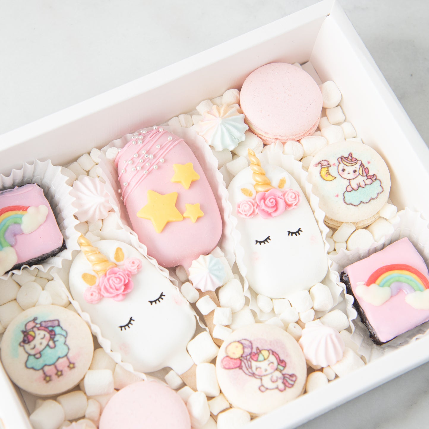 Pink Unicorn Cakesicle Set In Gift Box | $48.80 Nett