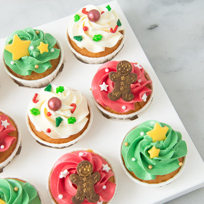 Ho ho ho! Merry Christmas | 12pc Ginger-licious Cupcakes | $68.80 Nett