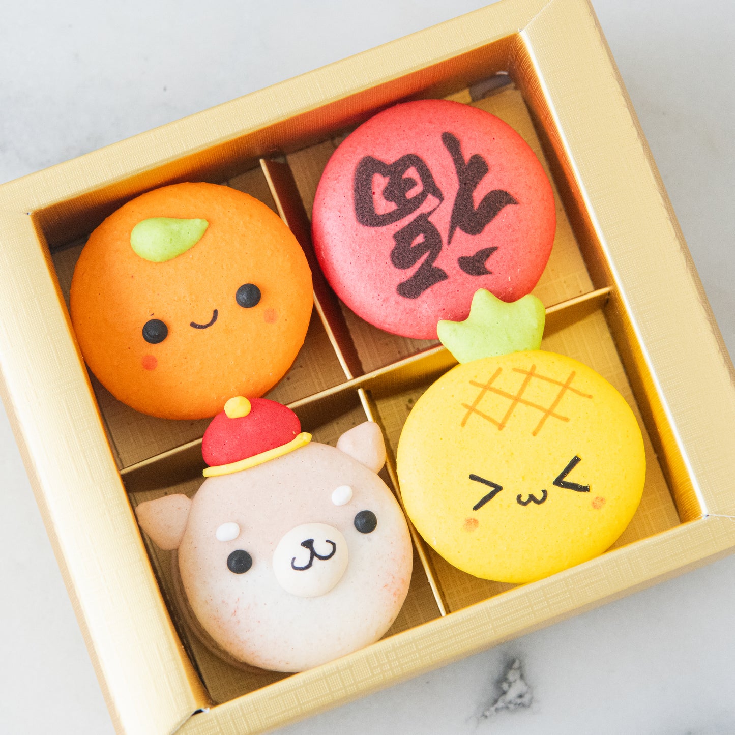 Happy New Year! | 4in1 Lovely Dog 狗 in Gift Box | $15.80 Nett