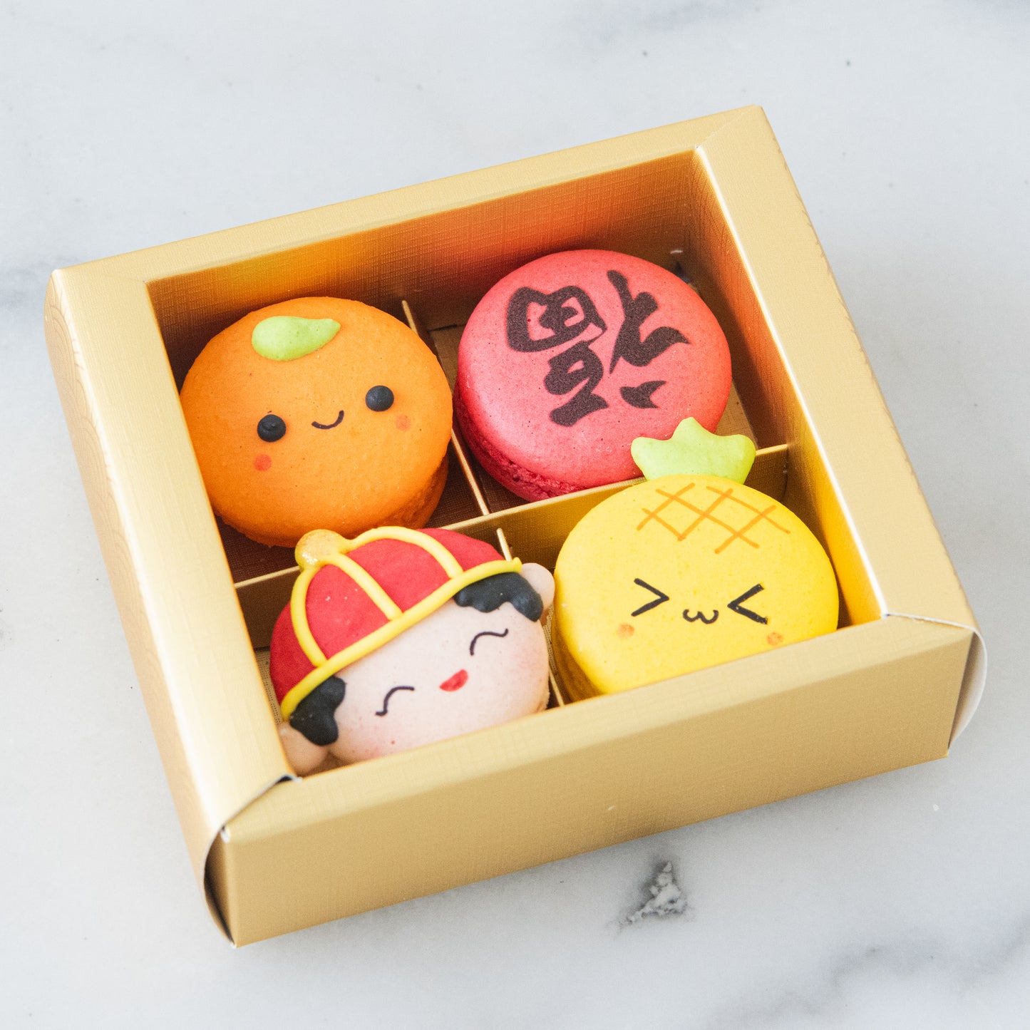 Happy New Year! | 4in1 Lucky Boy Macarons | $15.80 Nett