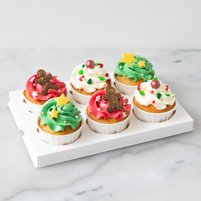 Ho ho ho! Merry Christmas | 6pc Ginger-licious Cupcakes | $38.80 Nett