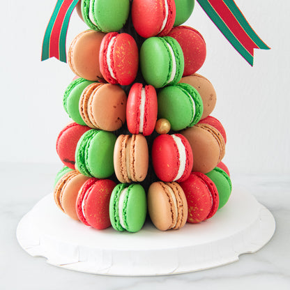 Ho Ho Ho! Merry Christmas | Festive Macaron Christmas Tree Tower | $158 Nett