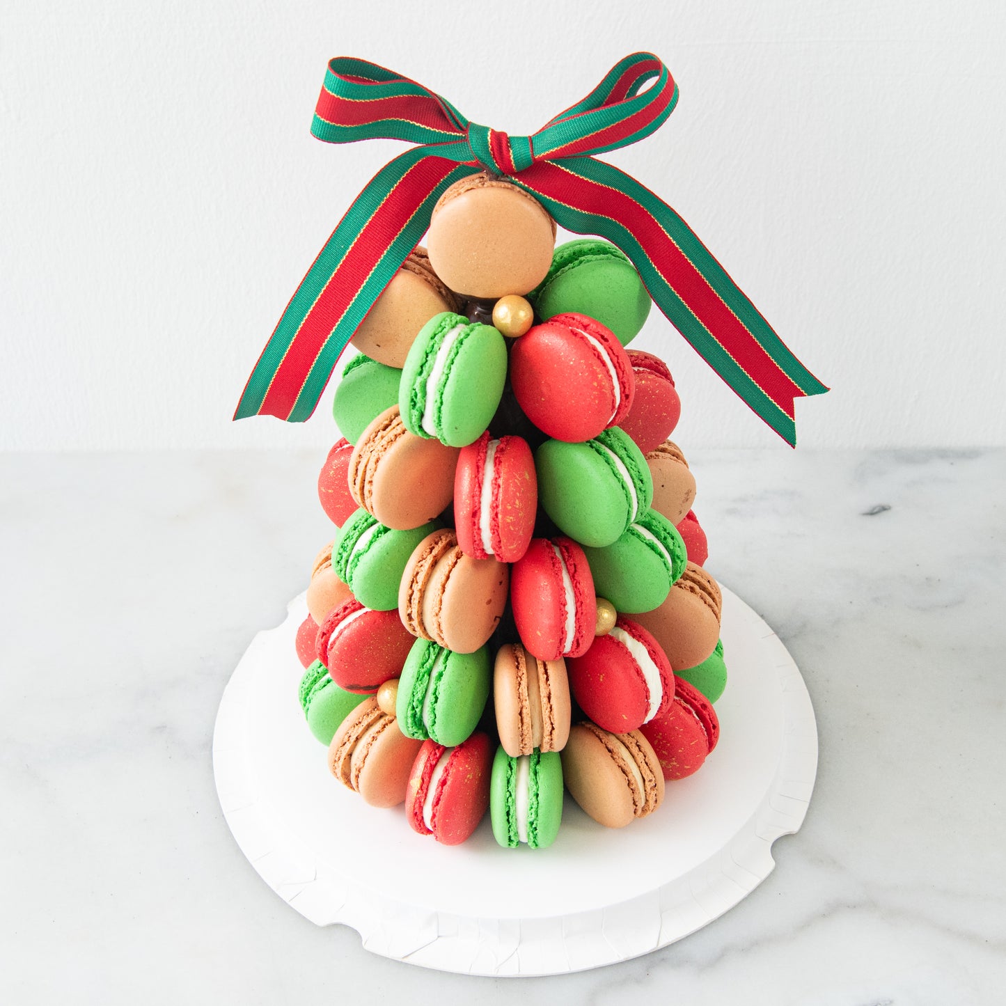 Ho Ho Ho! Merry Christmas | Festive Macaron Christmas Tree Tower | $158 Nett