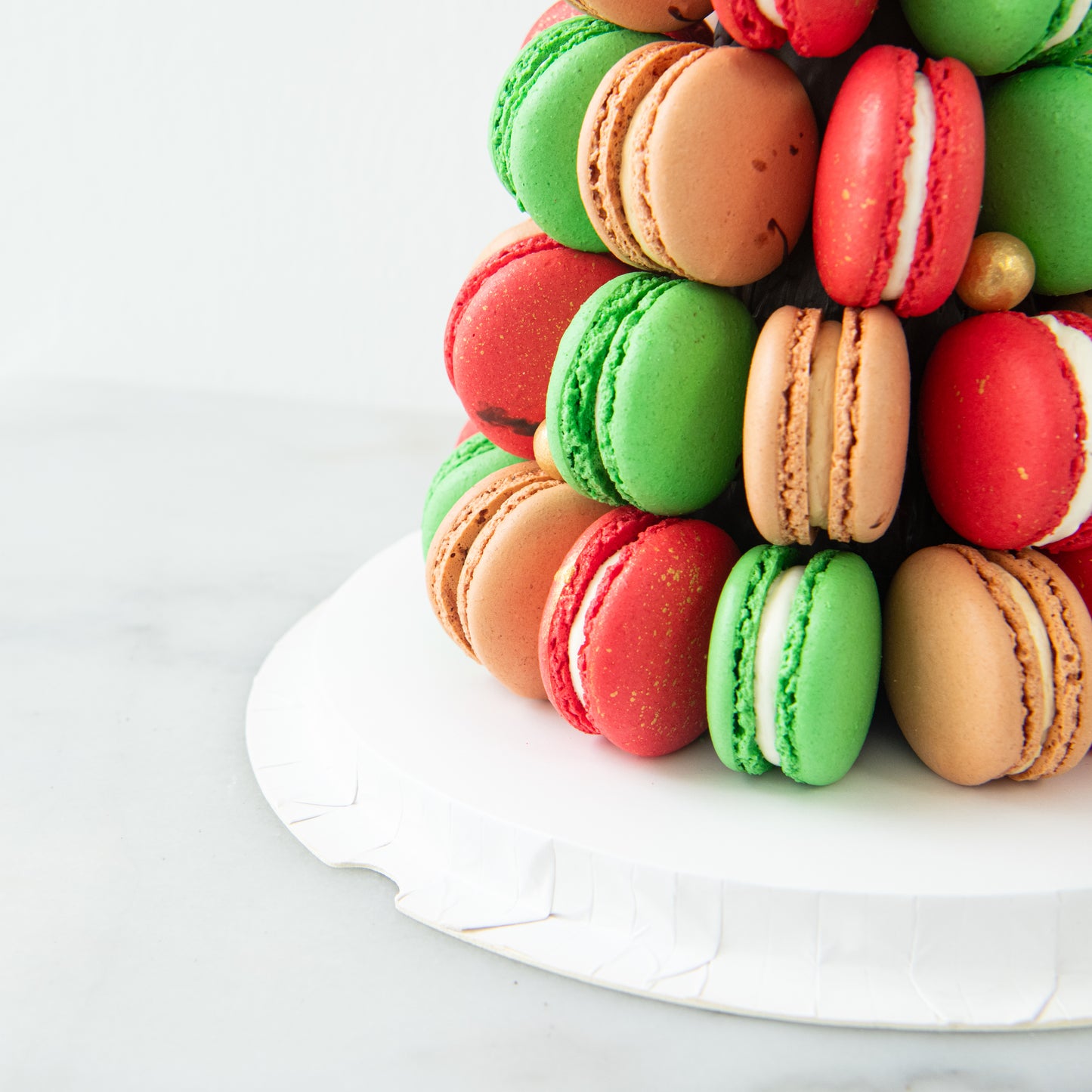 Ho Ho Ho! Merry Christmas | Festive Macaron Christmas Tree Tower | $158 Nett