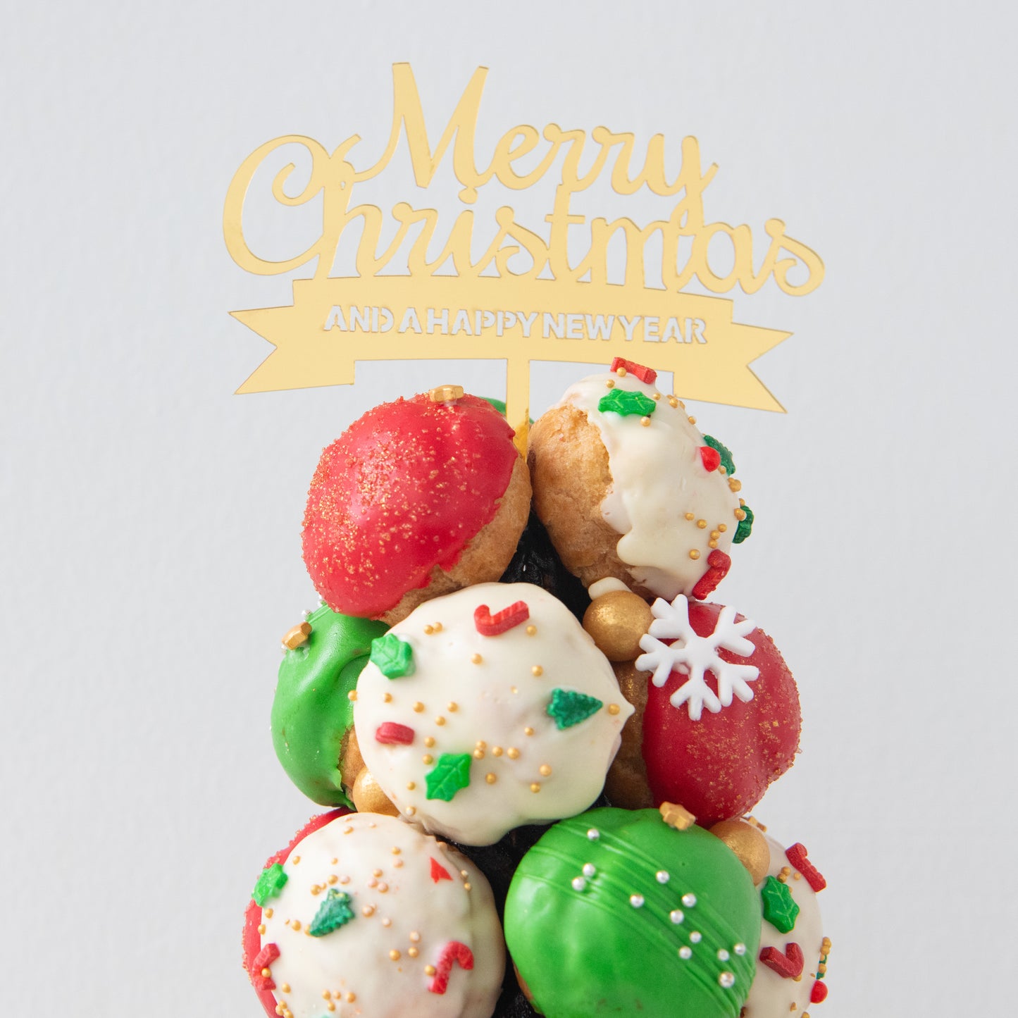 Ho ho ho! Merry Christmas | Christmas Croquembouche Choux Puff Tower | $158 Nett