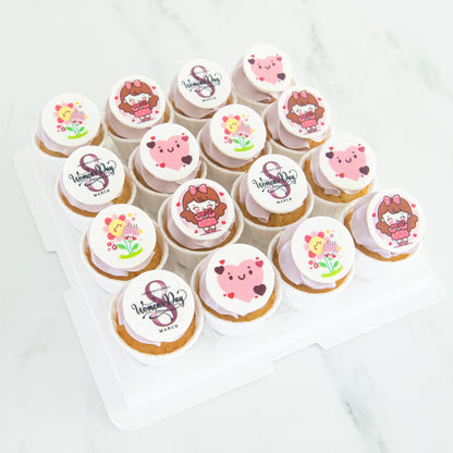 International Women's Day | 16pcs Positivity and Love Cupcake In Gift Box | $55.80 Nett