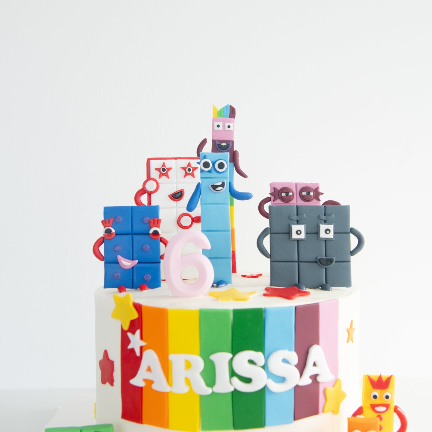 Customized Cake - Number Blocks