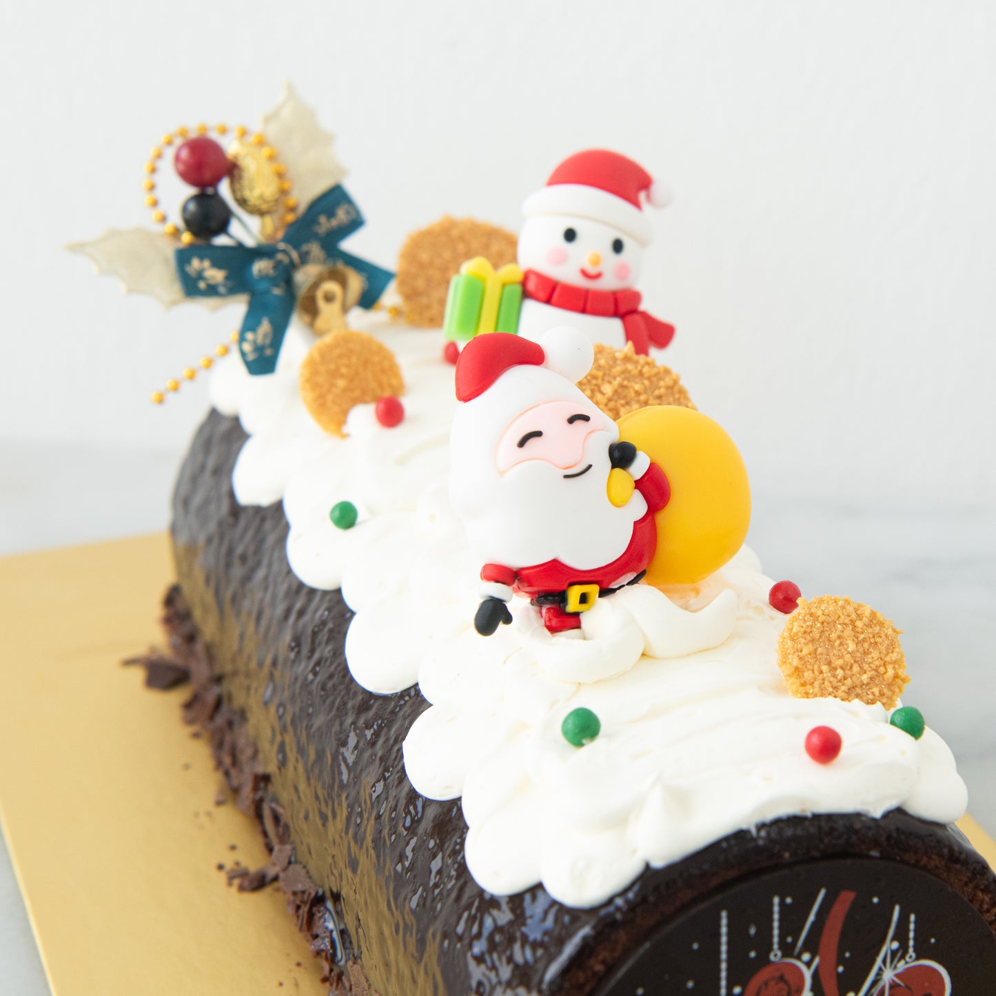 Ho ho ho! Merry Christmas | Santa's Sweet Treat - Black Forest Log Cake 1kg | $68.80 Nett