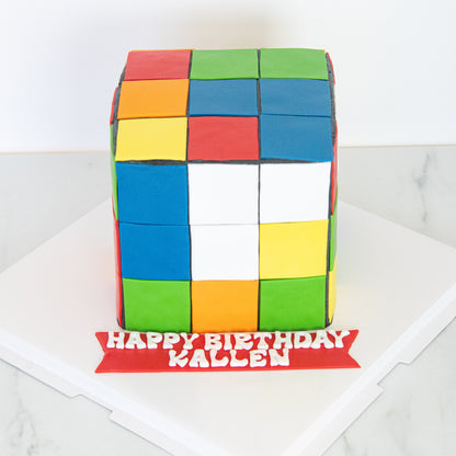 Customized Cake - Rubic Cube