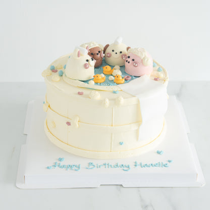 Customized Cake - Bear Party Cake