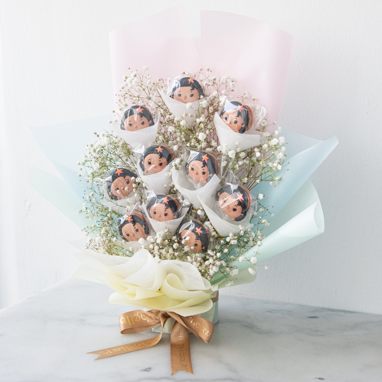 Disney Princess Moana Macaron Bouquet | $138 Nett