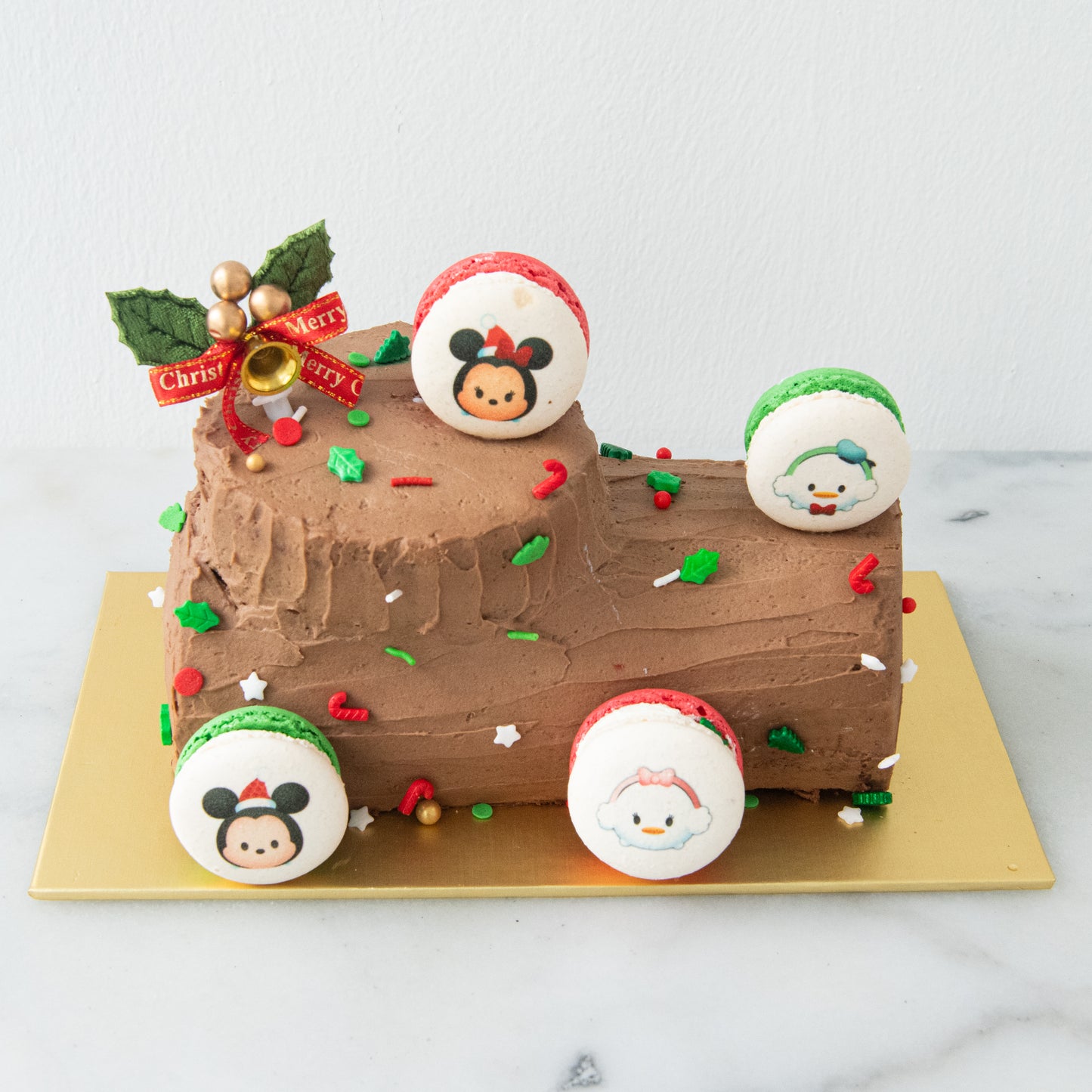 Ho Ho Ho! Merry Christmas | Disney Christmas Hazelnut Logcake 0.5kg | $55.80 Nett