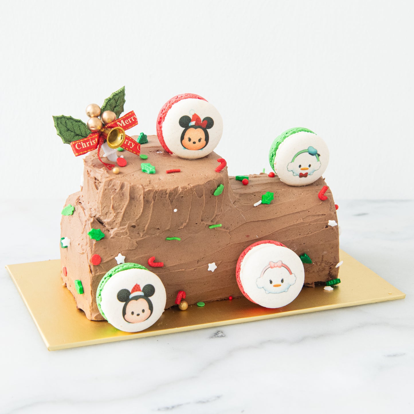 Ho Ho Ho! Merry Christmas | Disney Christmas Hazelnut Logcake 0.5kg | $55.80 Nett