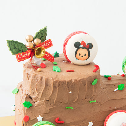 Ho Ho Ho! Merry Christmas | Disney Christmas Hazelnut Logcake 0.5kg | $55.80 Nett