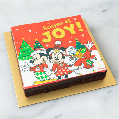 Ho ho ho! Merry Christmas | Disney Christmas Big Brownie 18x18 | $41.80 Nett