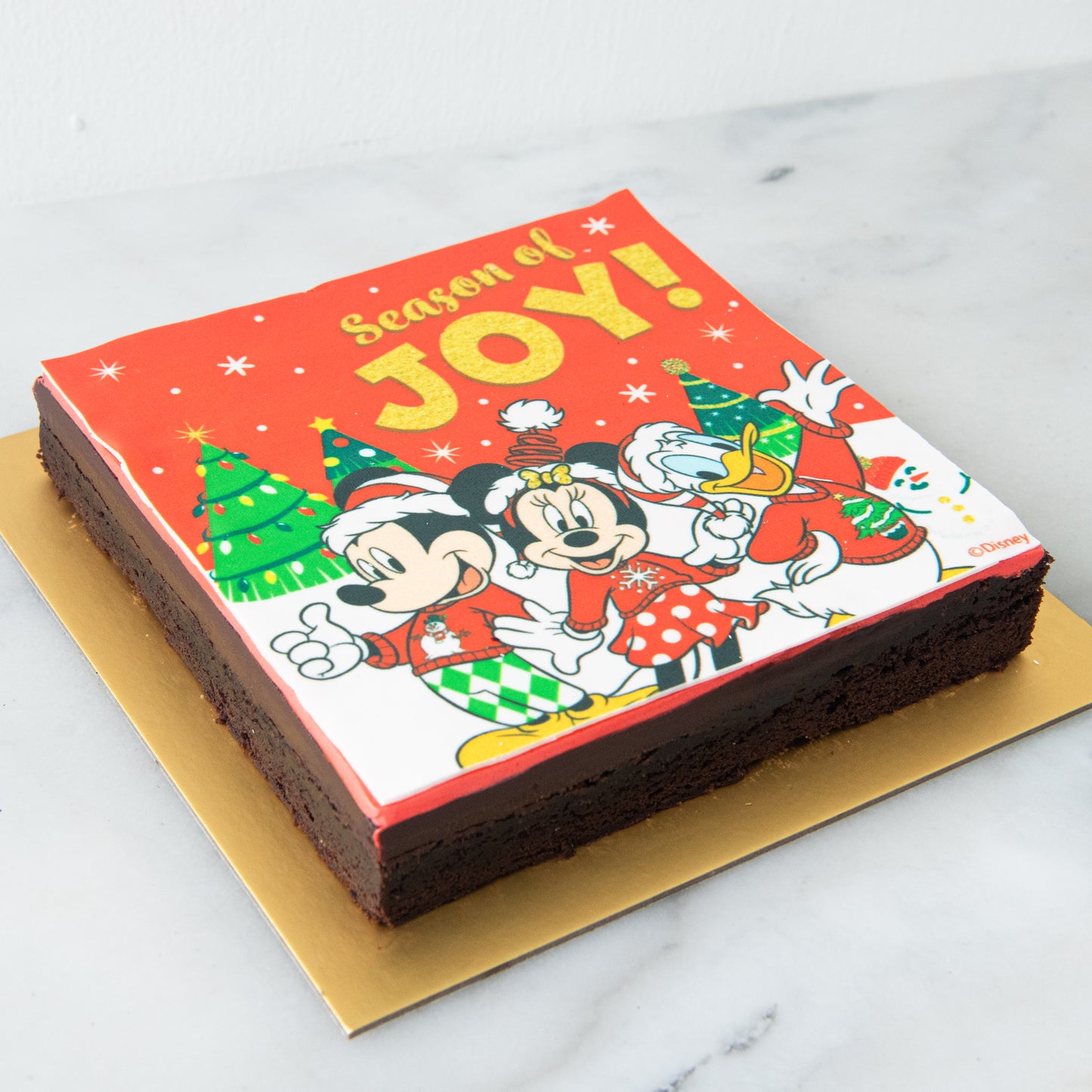 Ho ho ho! Merry Christmas | Disney Christmas Big Brownie 18x18 | $41.80 Nett