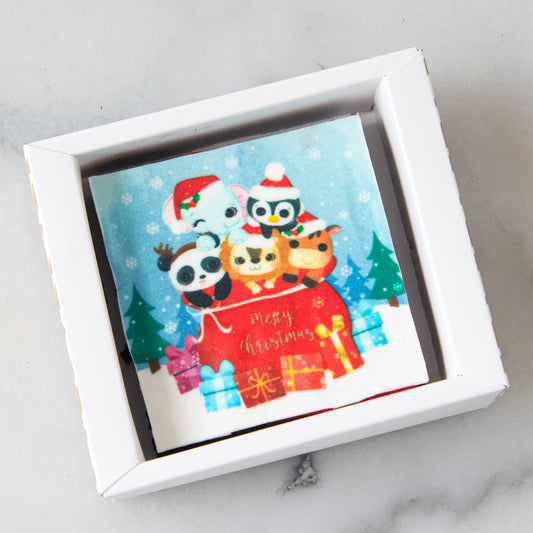 Ho Ho Ho! Merry Christmas | Christmas Petite Brownie 8x8 | $9.80 Nett