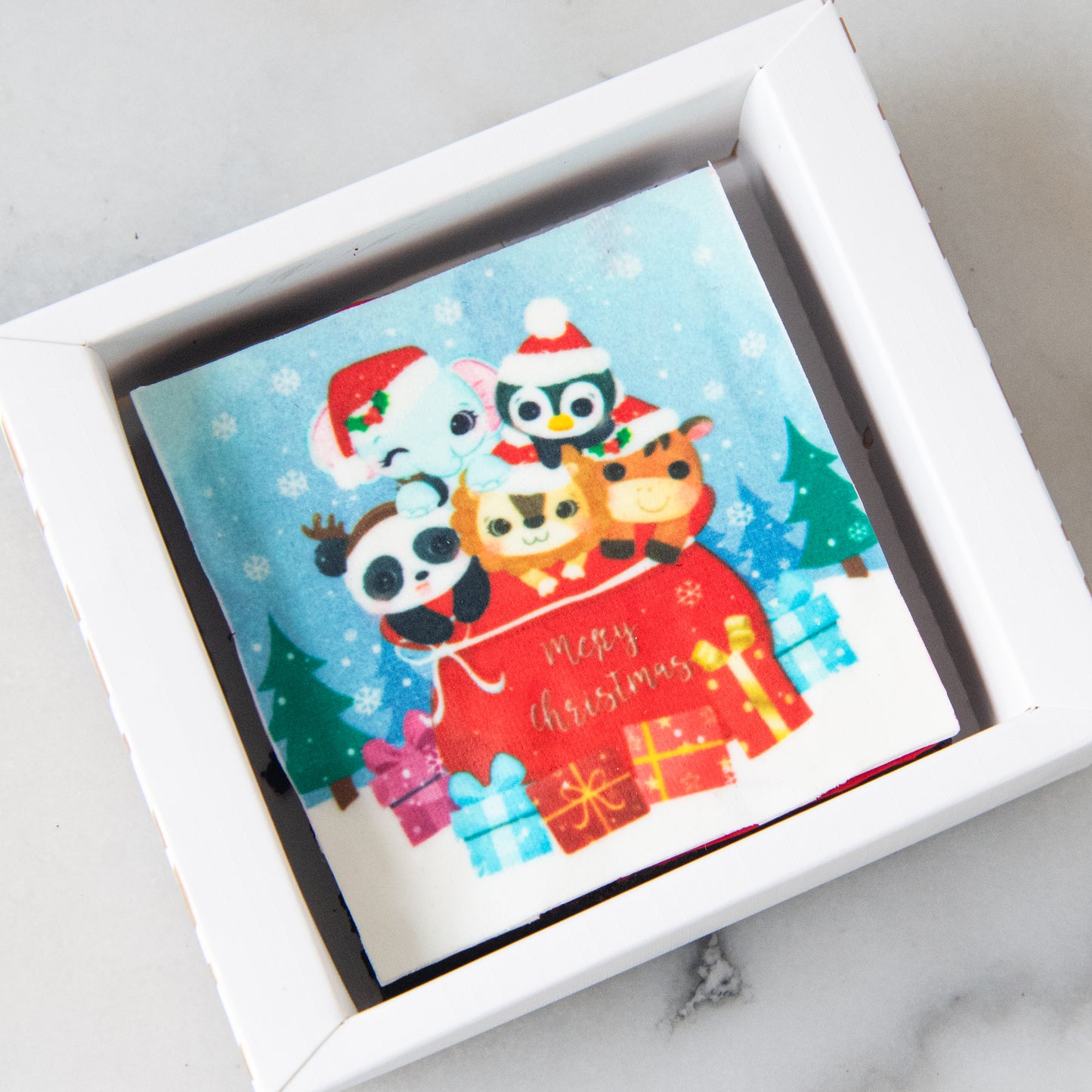 Ho Ho Ho! Merry Christmas | Christmas Petite Brownie 8x8 | $9.80 Nett