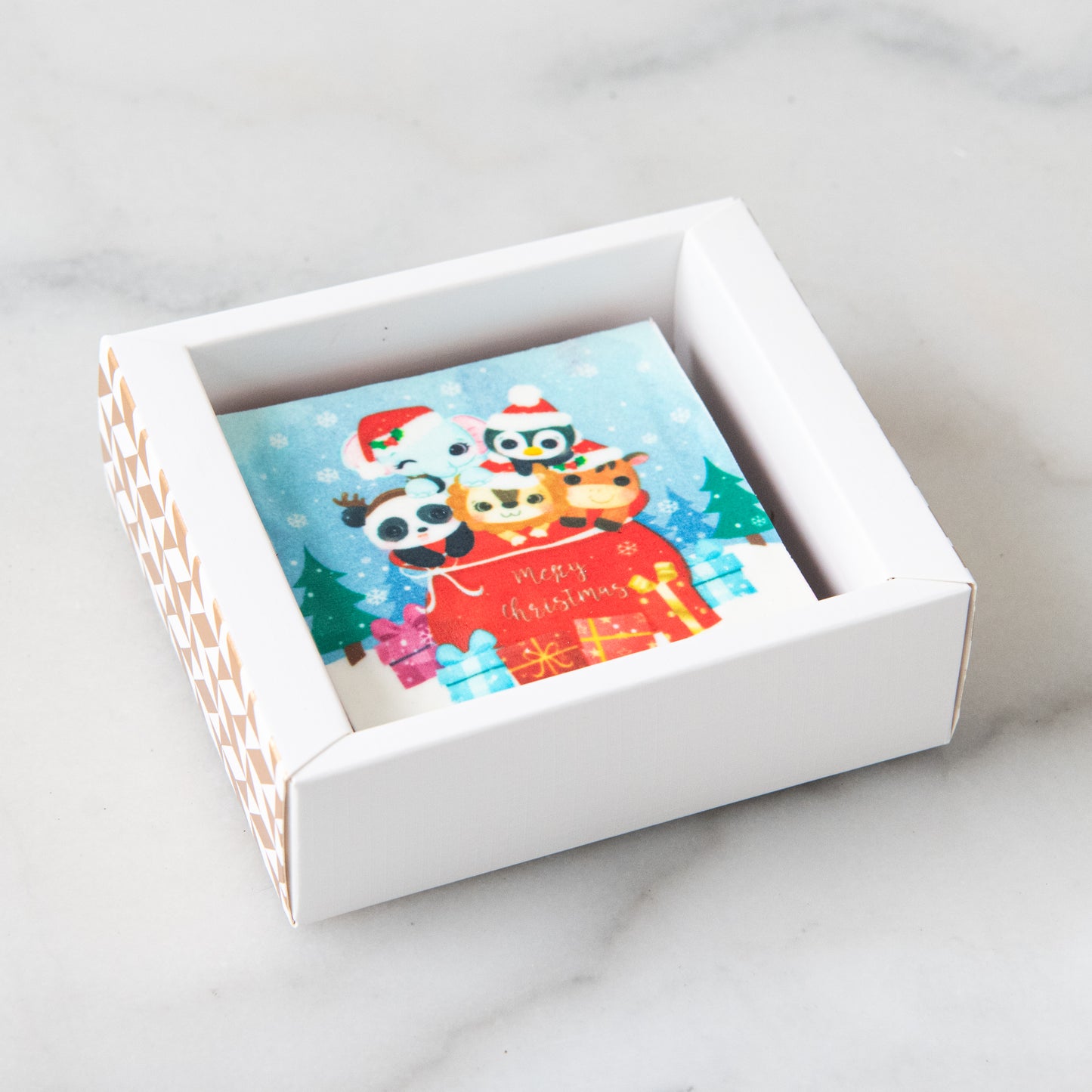 Ho Ho Ho! Merry Christmas | Christmas Petite Brownie 8x8 | $9.80 Nett