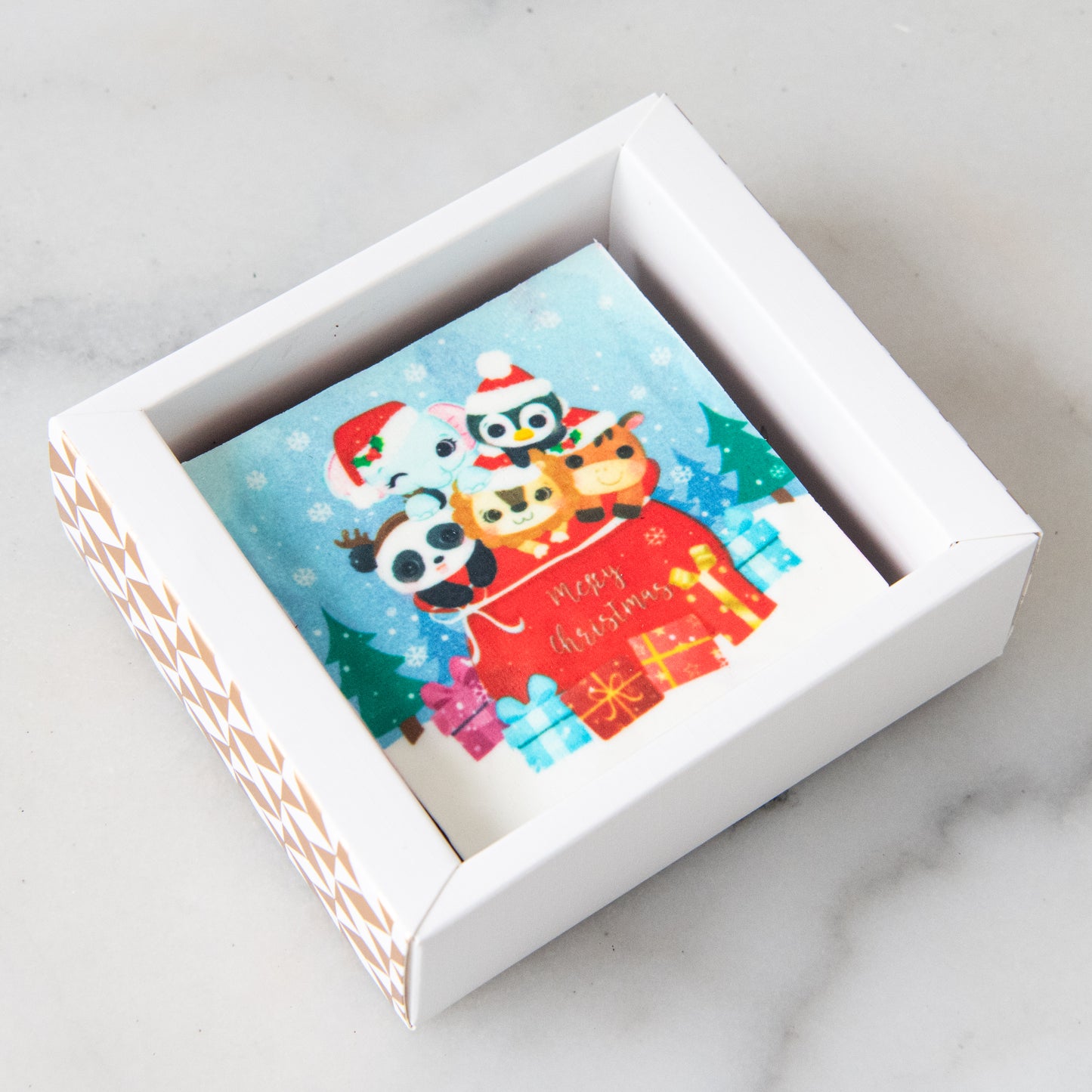 Ho Ho Ho! Merry Christmas | Christmas Petite Brownie 8x8 | $9.80 Nett