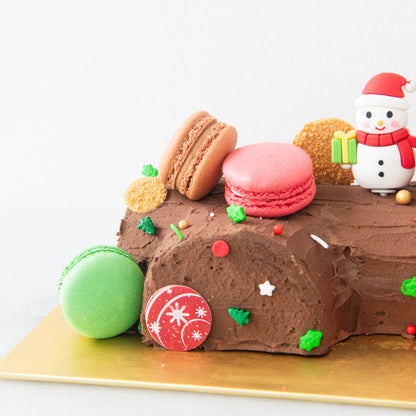 Ho ho ho! Merry Christmas | Santa's Woody Delight Log Cake 1kg | $68.80 Nett