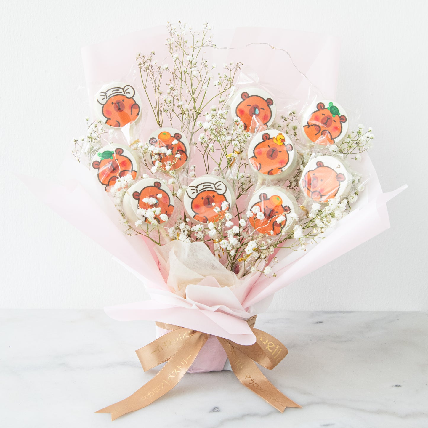 Capybara Cakepop Bouquet | $128 Nett