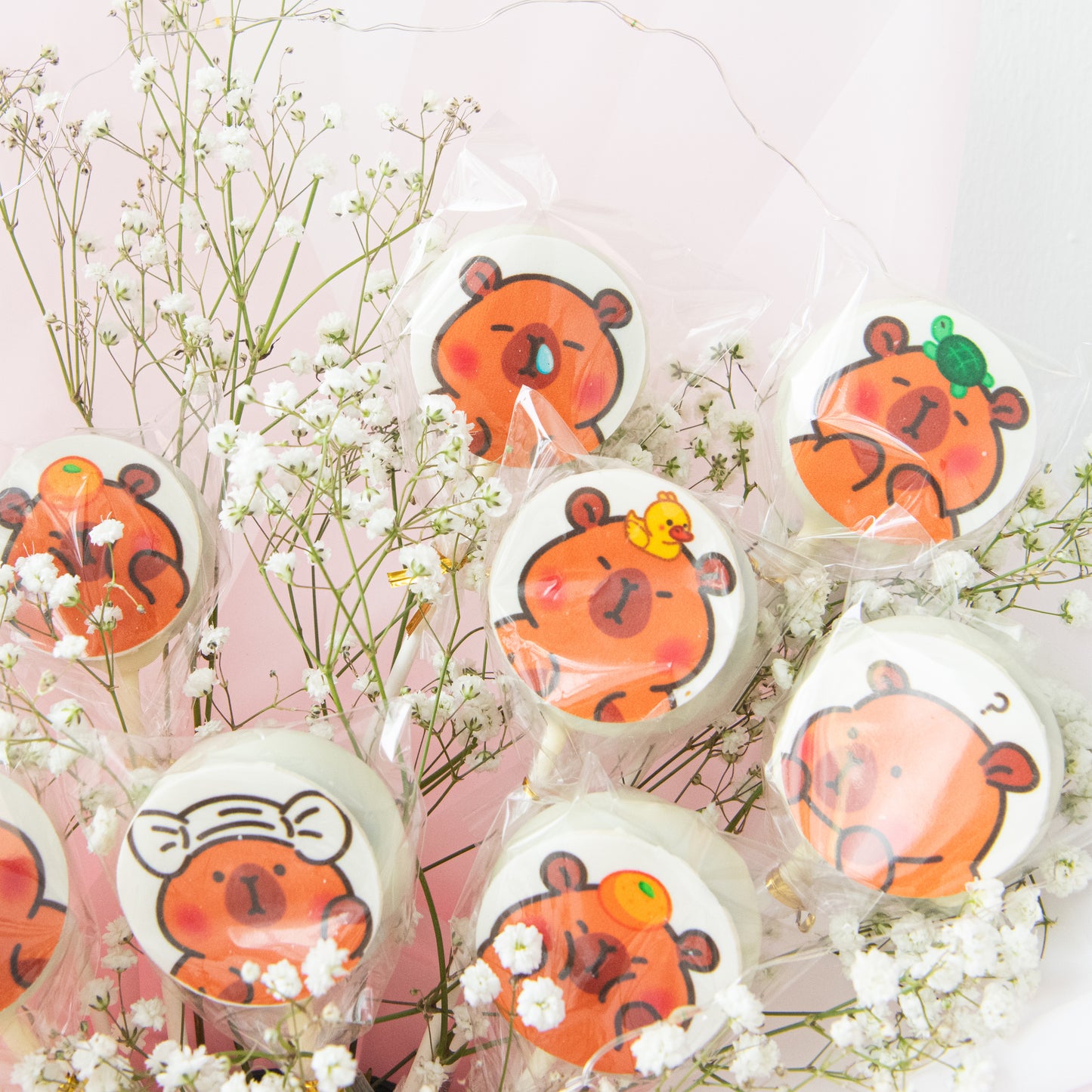 Capybara Cakepop Bouquet | $128 Nett