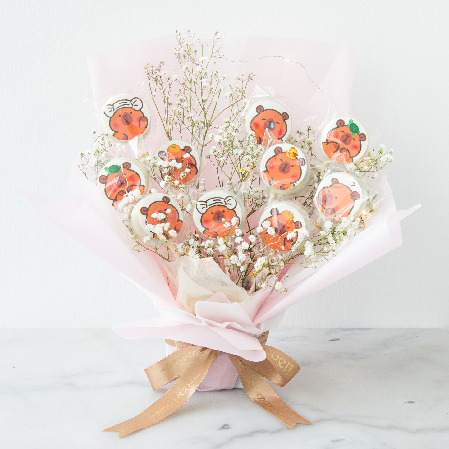 Capybara Cakepop Bouquet | $128 Nett