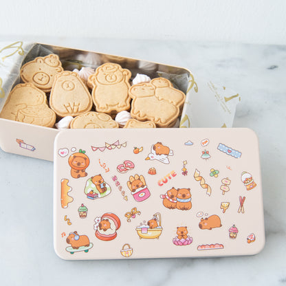 Capybara Cookie Kit In Gift Tin Box | $25.80 Nett