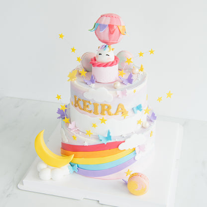 Customized Cake - Unicorn Wonderland